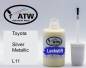 Preview: Toyota, Silver Metallic, L11: 20ml Lackstift, von ATW Autoteile West.